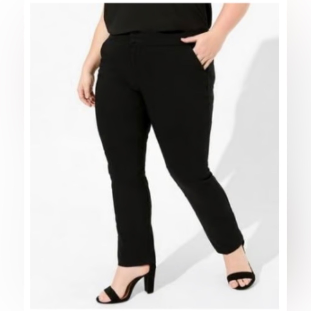 Torrid Black Straight Leg Pants